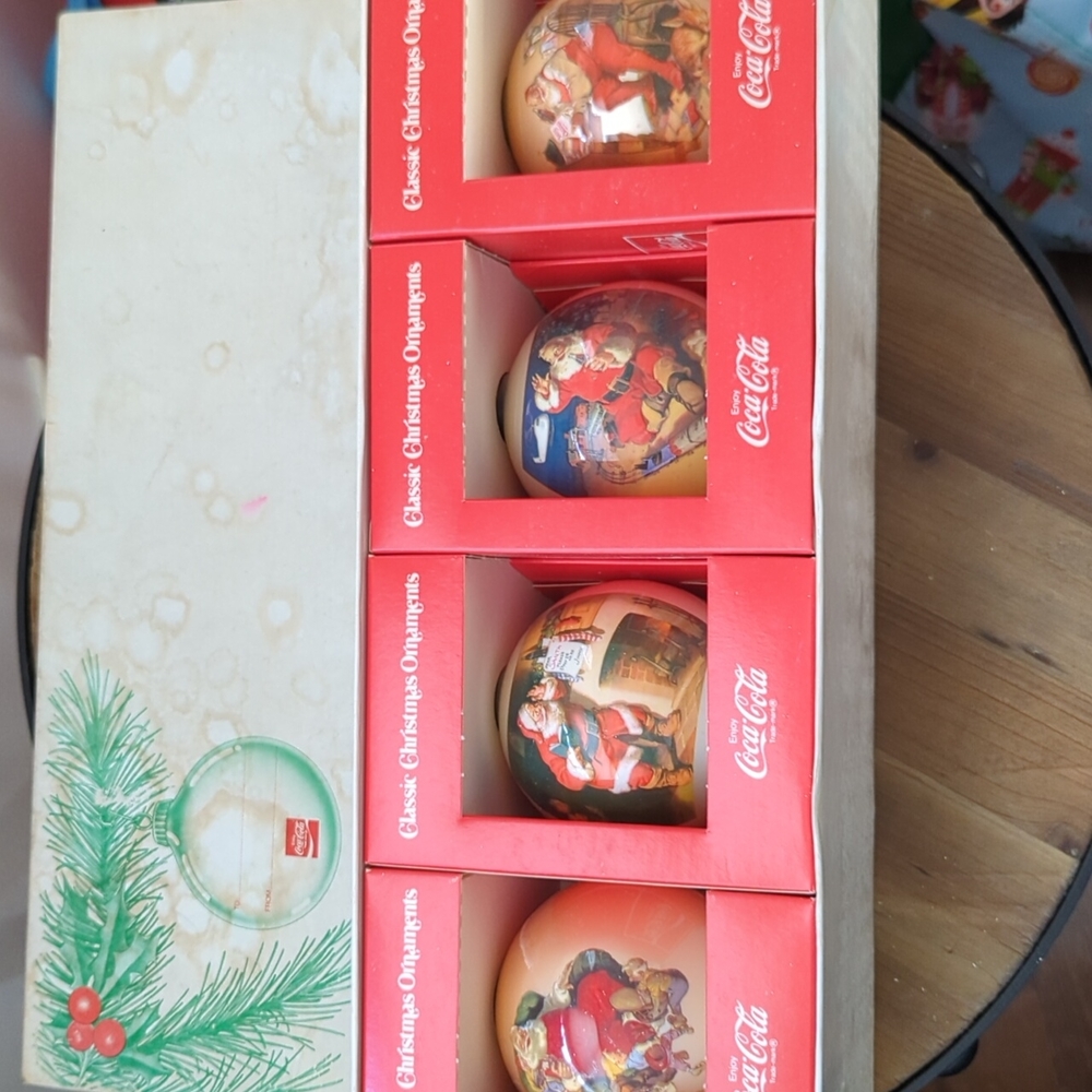 Coca cola collectible ornaments